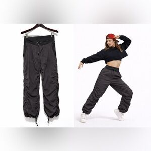 Lululemon Gray Ruched Dance Jogger Pants Adjustable Hem